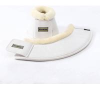 Cloches de sabot Kavalkade avec bord en fourrure synthétique Protection des sabots blanc XL