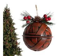 Cloches de sapin de Noël - Cloches colorées en métal pour poignée de porte - Accessoires d'ambiance de vacances pour rebords de fenêtre, chambre à coucher, salon, cour, réunions de famille, fêtes