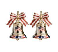 Cloches de sapin de Noël vintage ornement cloches pour 250e anniversaire décoration suspendue pour cheminées d'arbre de Noël décorations décoration histoire américaine