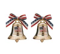 Cloches de sapin de Noël vintage ornement cloches pour 250e anniversaire décoration suspendue pour cheminées d'arbre de Noël décorations décoration histoire américaine