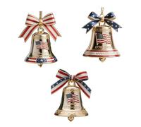 Cloches de sapin de Noël vintage pour 250e anniversaire de mariage, décoration à suspendre pour sapin de vacances, cheminées, décorations d'histoire