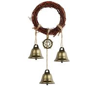 Cloches de sorcière pour poignée de porte, décoration de sorcellerie faite à la main pour la protection de la maison, fournitures d'autel Wiccan, fournitures païennes pour attirer positif, cadeau
