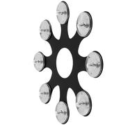 Cloches de tambourin avec cymbales en acier inoxydable pour piles et effets de crash, accessoires faciles à installer