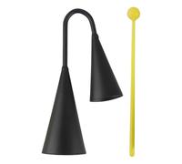 Cloches de vache - Cloches de vache portables et brillantes, carillon ergonomique compact pour la musique, les performances, les voyages, l'extérieur