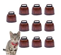 Cloches de vache Petites,Cheval de Vache Pâtissant Cloches De Mouton En Métal - Collier De Chèvre Décor Rétro, Petite Cloche pour Cheval De Vache Mouton, Accessoires Antivol pour Animaux De Compagnie