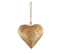 Cloches décoratives en forme de cœur en métal 3D pour la Saint-Valentin, cloches décoratives rustiques antiques avec corde de suspension, décorations à suspendre pour la maison, les fêtes de fin