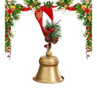Cloches décoratives pour sapin de Noël, décoration rustique | pendentifs festifs suspendus | pour porte pièce maîtresse saisonnière couronne seuil mur jardin