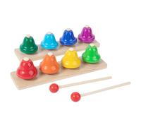 Cloches diatoniques colorées à 8 notes pour bureau, instruments de musique pour la pratique de fête et la coopération