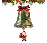 Cloches Dorées Pour Décorations De Noël - 130g - Golden Bell | Décor De Style Jingle Bell | Ornement De Cloches Vintage En Résine | Accent De Guirlande Rustique | Pour Porte De Couronne D'arbre, Chemi