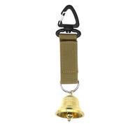 Cloches d'ours pour la randonnée - Cloche bruyante en laiton de 4 cm, équipement d'escalade, accessoire de survie portable, carillon de sécurité d'aventure | Cloches anti-ours pour escalade, parc