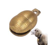 Cloches en cuivre - Clochette de ferme en métal - Ornements de cloche de vache - Cloche décorative bruyante pour les fêtes