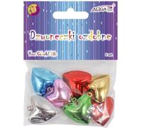 Cloches en forme de coeur 2.5cm - 8pcs
