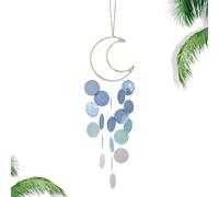 Cloches éoliennes extérieures, Cloches éoliennes à | Décoration unique de vent de style Boho côtier,Boho Ornament Wind Chimes Meuble décoratif fait à la main pour la maison
