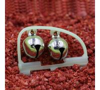 Cloches Lumineuses Jumelles À Clip, Outils De Pêche De Nuit, Cloche D'alarme À Morsure, Pratique Pour Les Pêcheurs Professionnels Et Occasionnels, 5 Pièces