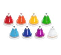Jouet Musical - GOKI - Lot de 8 Cloches en Métal - Éducation Musicale - 3 ans et plus