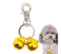 Cloches Pour Animaux De Compagnie Pour Collier - Pendentif Cloche Pour Chien, Accessoire De Charme En Laiton, Porte-clés Jingle Fort, Conception De Fermoir Extra Large | Placement De Chat De Chiot