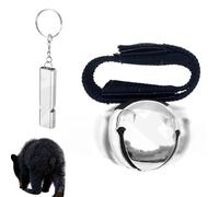 Cloches pour chasser les équipements d'autodéfense avec mode muet, sifflet et cloches pour la sécurité | Pour le camping, la randonnée, la pêche, l'alpinisme, l'aventure et la course de nuit