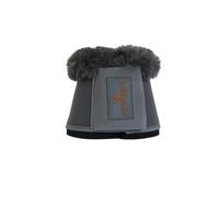 Cloches pour cheval cuir et mouton Kentucky Gris 2XL