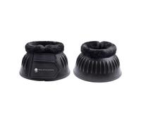 Cloches pour cheval en caoutchouc et fourrure synthétique Waldhausen (x2) Noir L
