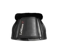 Cloches pour cheval en caoutchouc et polaire LeMieux Noir S