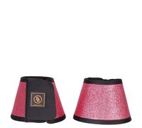 Cloches pour cheval en paillette BR Equitation Rose L