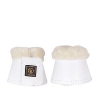Cloches pour cheval en peau de mouton BR Equitation Blanc S