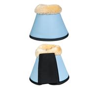 Cloches pour cheval HKM Comfort Premium Fur Bleu Poney