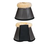 Cloches pour cheval HKM Comfort Premium Fur Marron Pur-sang