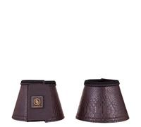Cloches pour cheval imprimé croco BR Equitation Pro Max Marron L