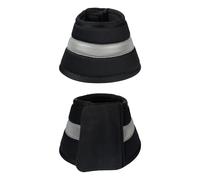 Cloches pour cheval réfléchisssantes HKM Noir Poney