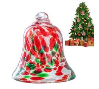 Cloches pour Noël | Décoration d'intérieur en Verre esthétique - Cloches de fête en Verre | pour l'hiver, Les Vacances, Les Mariages, l'extérieur, la Porte, la fenêtre, la cheminée, la Chambre