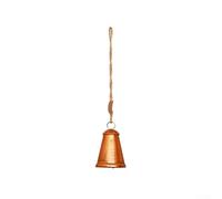 Cloches traditionnelles en métal avec cravate en jute pour table de vacances, chaise de réception de mariage, décoration de comptoir avant (S)