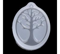 Clochette Arbre Boucles d'oreilles en silicone époxy Porte-clés Pendentif Bijoux Moule de bricolage pour la Saint-Valentin Amour Cadeau Boucles d'oreilles Formes pour résine époxy