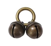 Clochette Collier Animal Pendentif Laiton Création Accessoire Suivi Sonore Adaptée Atelier DIY Accessoires Domestiques Compagnons Animaux Célébrations, Cloche en Laiton 4.6x2.5cm
