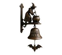 Clochette De Porte Wall Mount Witch Doorbell on Broom Design