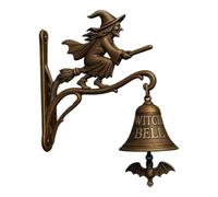 Clochette De Porte Wall Mount Witch Doorbell on Broom Design