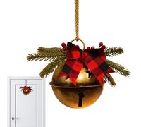 Clochette de sapin de Noël - Pendentif festif - Grand grelot de sapin de Noël - pour escalier, mur, salon, porte d'entrée, chambre à coucher, salle à manger, fête, jardin, cour