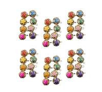 Clochette Japonaise Fleur de Cerisier Ajourée Anneau Suspendu | Fer Léger, pour Bijoux et Costumes, Usage sur Fermetures Éclair, Chaînes et Loisirs Créatifs Couleur Aléatoire