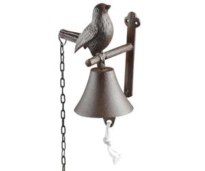 Clochette murale de jardin oiseau