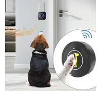 Clochette pour Chien | Bouton sans Fil pour Communication et Éducation - Bouton Étanche Dresseur 5 Niveaux de Volume Signalisation Accès Jardin Intérieur Maison avec Cour Extérieur