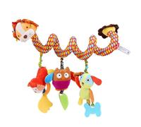 Clochette Suspendue À Double Tête De Lion, Éléphant, Lit De Bébé, Hochet, Anneau D'activité Sonore, Spirale, Poussette, Jouets, Nouveau
