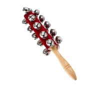 Clochettes à main - Instrument Jingle Bell en bois, percussion pour | 21 cloches en acier inoxydable avec ceinture en velours, jouets musicaux pour garçons filles, interaction parent-enfant, k