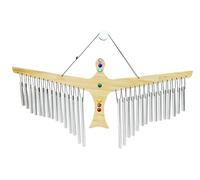 Clochettes Angel Bar, Ensemble de clochettes en Tube d'aluminium pour Porte/fenêtre, accordage Professionnel, carillons éoliens Rainbow Stone Audio Beam, pour la méditation sonore et l'apaisement des