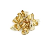 Clochettes de Noël miniatures 10/20 mm, petites clochettes dorées en métal à faire soi-même, décorations de Noël à suspendre for animaux.(10Pcs,21mm Bells)