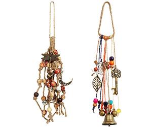 Clochettes de sorcière pour la protection de la maison, décoration de sorcière, énergie négative claire et attire positive, cadeaux pour femmes sorcières
