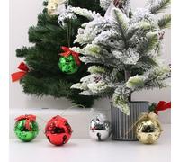 clochettes rondes décoratives en métal pour fêtes, maison et Noël