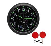 Clock For Car Dashboard, Pocket Clock For Car, Quartz Luminous Vintage Watch With Clip And Sticker, Dashboard, Motorcycle, Vehicle Interior Vent Decoration