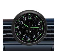 Clock for Car Dashboard Quartz Luminous Vintage Watch - Small Clip On Sticker Clock for Use | Metal Quartz Design System, Luminous Night Display Structure Feature, Accurate Timekeeping Functio