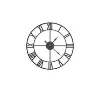 CLOCK Horloge murale à chiffres romains style industriel Ø 47 cm