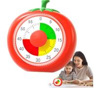 Clock Kids Minuteur - Minute Visual Time | Desk Timer Kid | Étui de protection | Minuteur visuel Minuteur sans effort Minuteur silencieux avec motif arc-en-ciel pour la maison, l'école, la cuisine